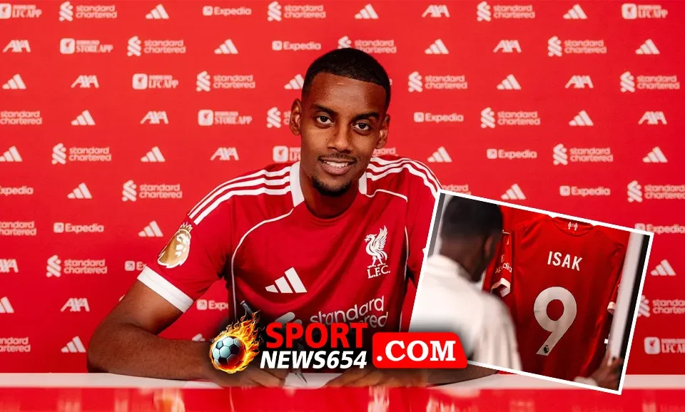 isak no 9 liverpool