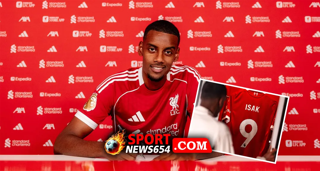 isak no 9 liverpool